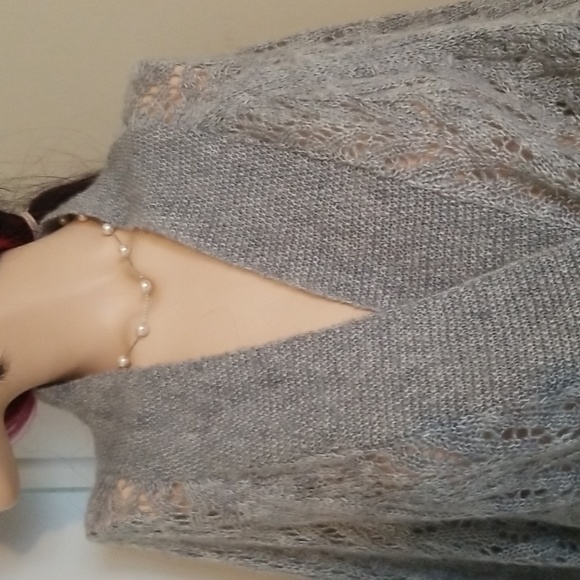 Gilligan and O'Malley cozy knit wrap sweater - Picture 3 of 8